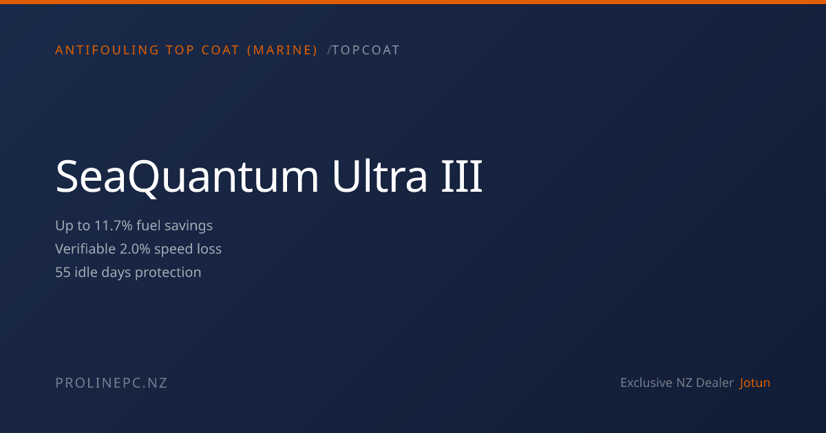 SeaQuantum Ultra III — Antifouling Top Coat (Marine) | Proline ...